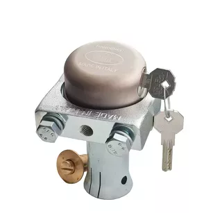 Bell-shaped padlock