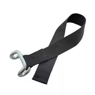 Strap with curtain hook