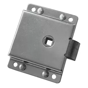 Lock with square key 88 x 68 mm