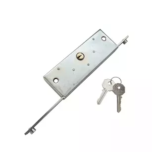  Right lock for sliding rolling shutters