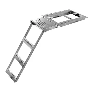 Ladder with platform H 602